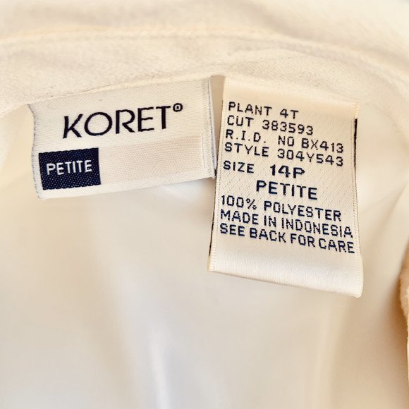 Vintage KORET PETITE Elegant Embroidered Blouse - Picture 8 of 11